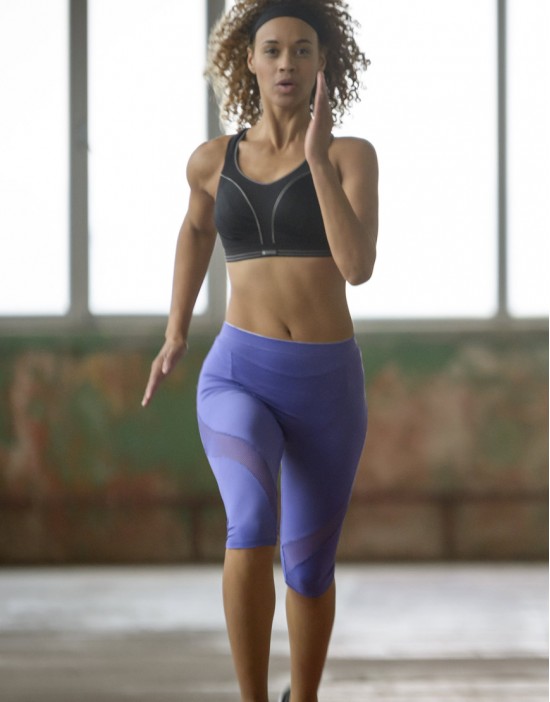 健身七分褲-紫 S066C07M 健身七分褲-紫 S066C07M