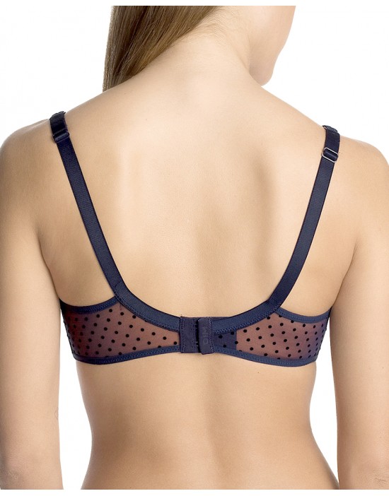 法國DIM-GENEROUS MOD網紗蕾絲內衣-藍