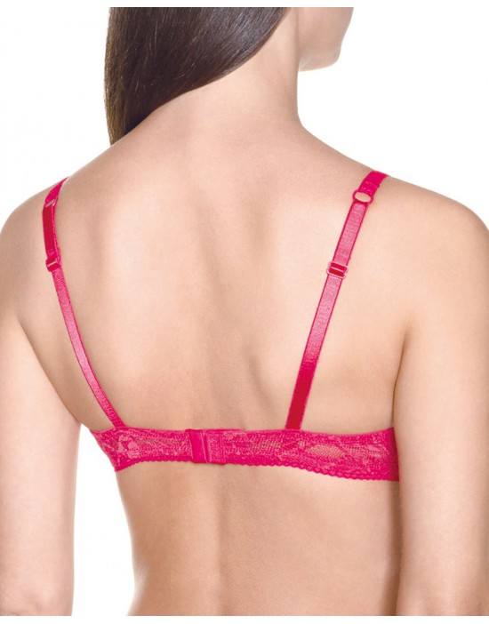 法國DIM-Sublim蕾絲無痕瞬提內衣-紅 法國DIM-Sublim蕾絲無痕瞬提內衣-紅