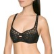 法國DIM-性感蕾絲設計款美胸內衣-黑