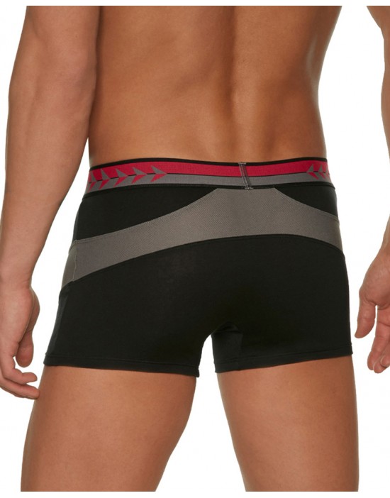 法國DIM-「SPORT」系列超動感解熱運動四角褲-黑