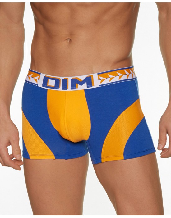 法國DIM-「SPORT」系列超動感解熱運動四角褲-藍