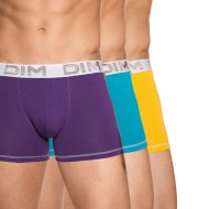 法國DIM-「光燦金屬」彈力棉四角褲三入/組 法國DIM-「光燦金屬」彈力棉四角褲三入/組