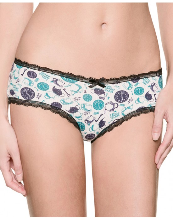 法國DIM-「MOD時尚」系列蕾絲棉小褲  BO014B 法國DIM-「MOD時尚」系列蕾絲棉小褲  BO014B