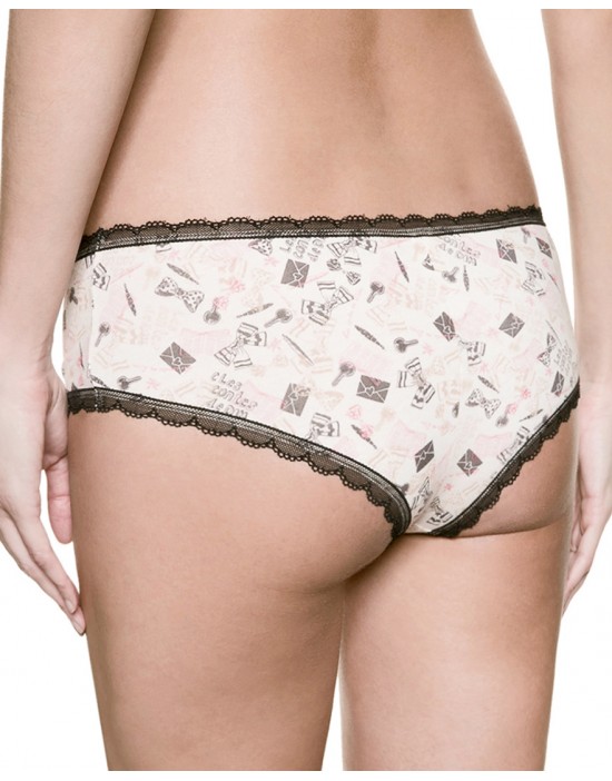 法國DIM-「MOD時尚」系列蕾絲棉小褲  BO014B 法國DIM-「MOD時尚」系列蕾絲棉小褲  BO014B