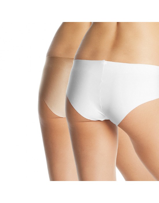 法國DIM-invisidims「輕薄無痕-超細纖維」系列平口褲2件組-膚白 BO4C15