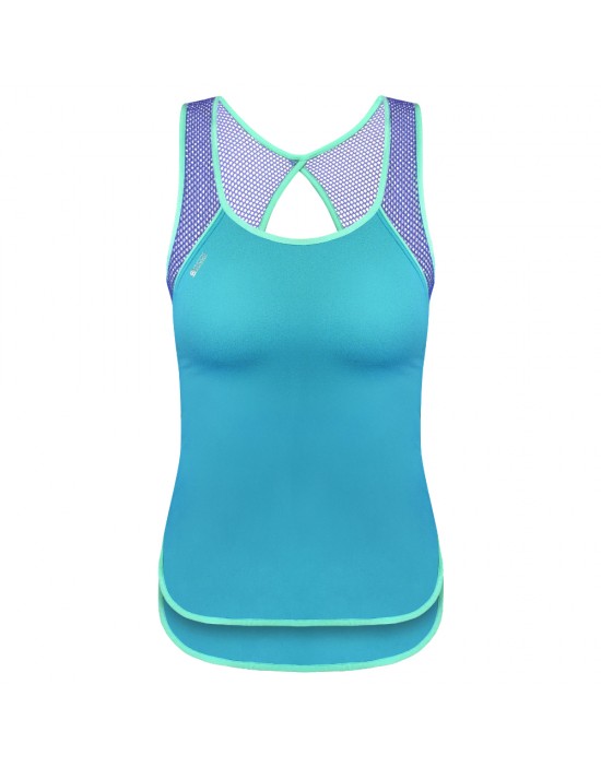 ACTIVE TANK TOP  新女力背心-浪花藍S066E07O ACTIVE TANK TOP  新女力背心-浪花藍S066E07O