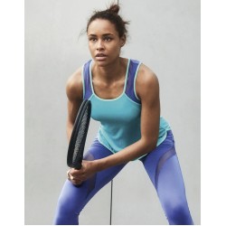 ACTIVE TANK TOP  新女力背心-浪花藍S066E07O ACTIVE TANK TOP  新女力背心-浪花藍S066E07O